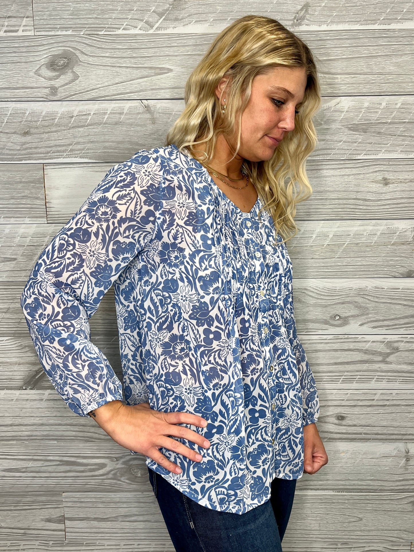 Phoebe Pintuck Blouse