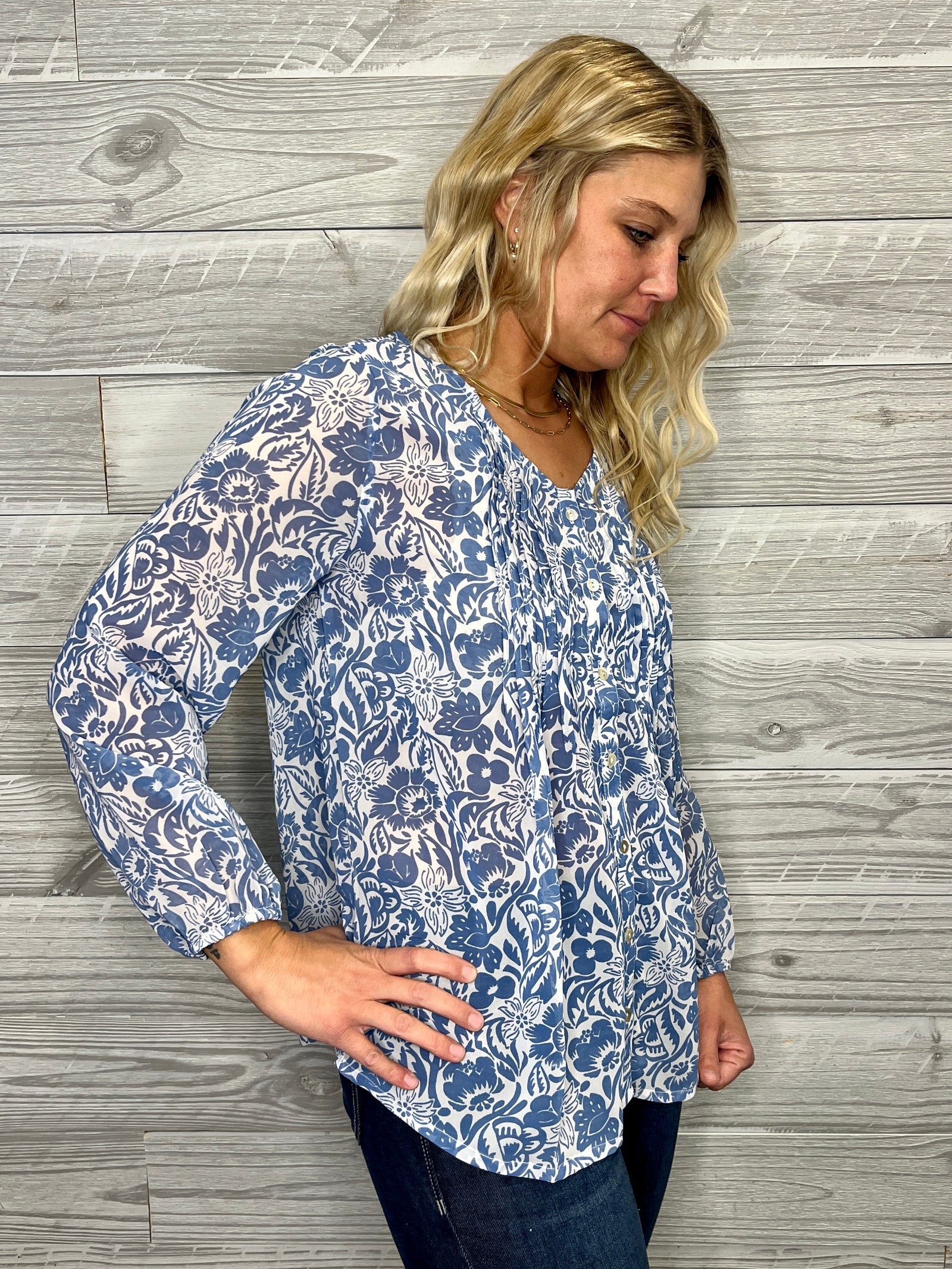 Phoebe Pintuck Blouse