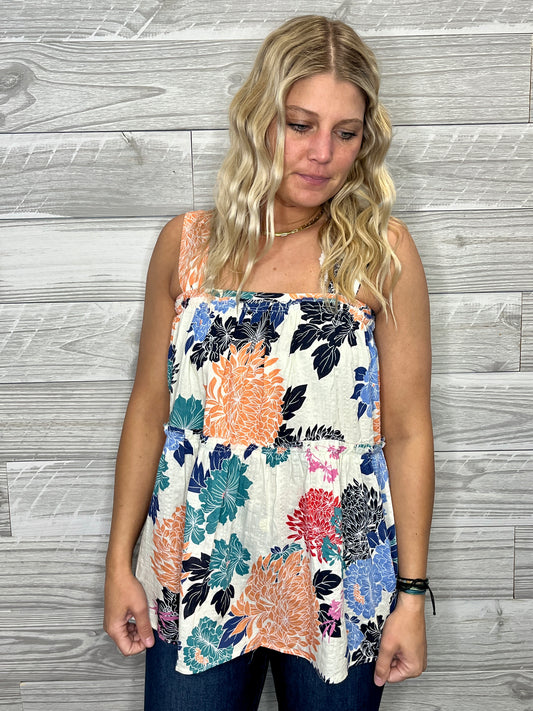 Yvonne Floral Tank Top