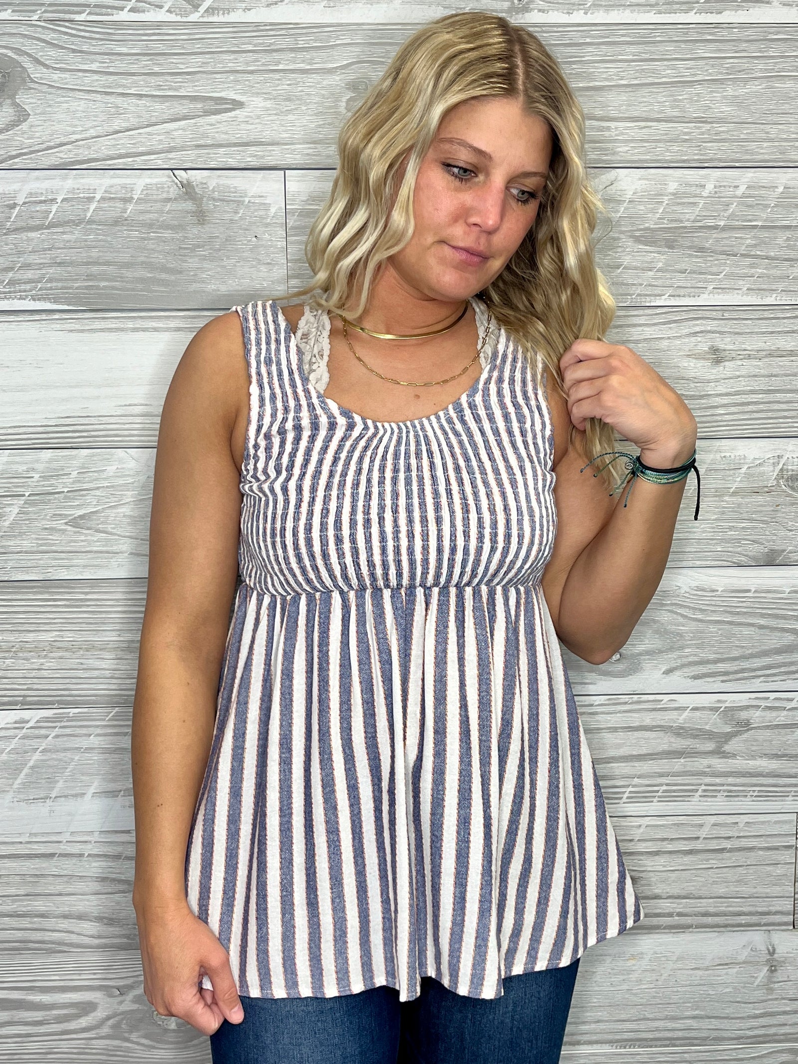 Jennifer Smocked Top