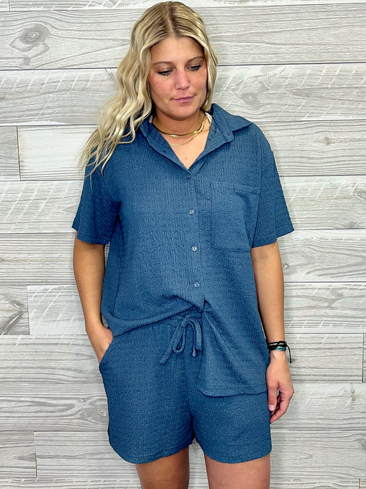 Addison Textured Top