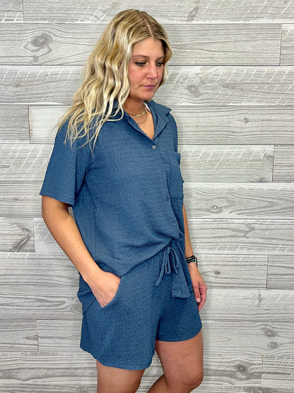 Addison Textured Top