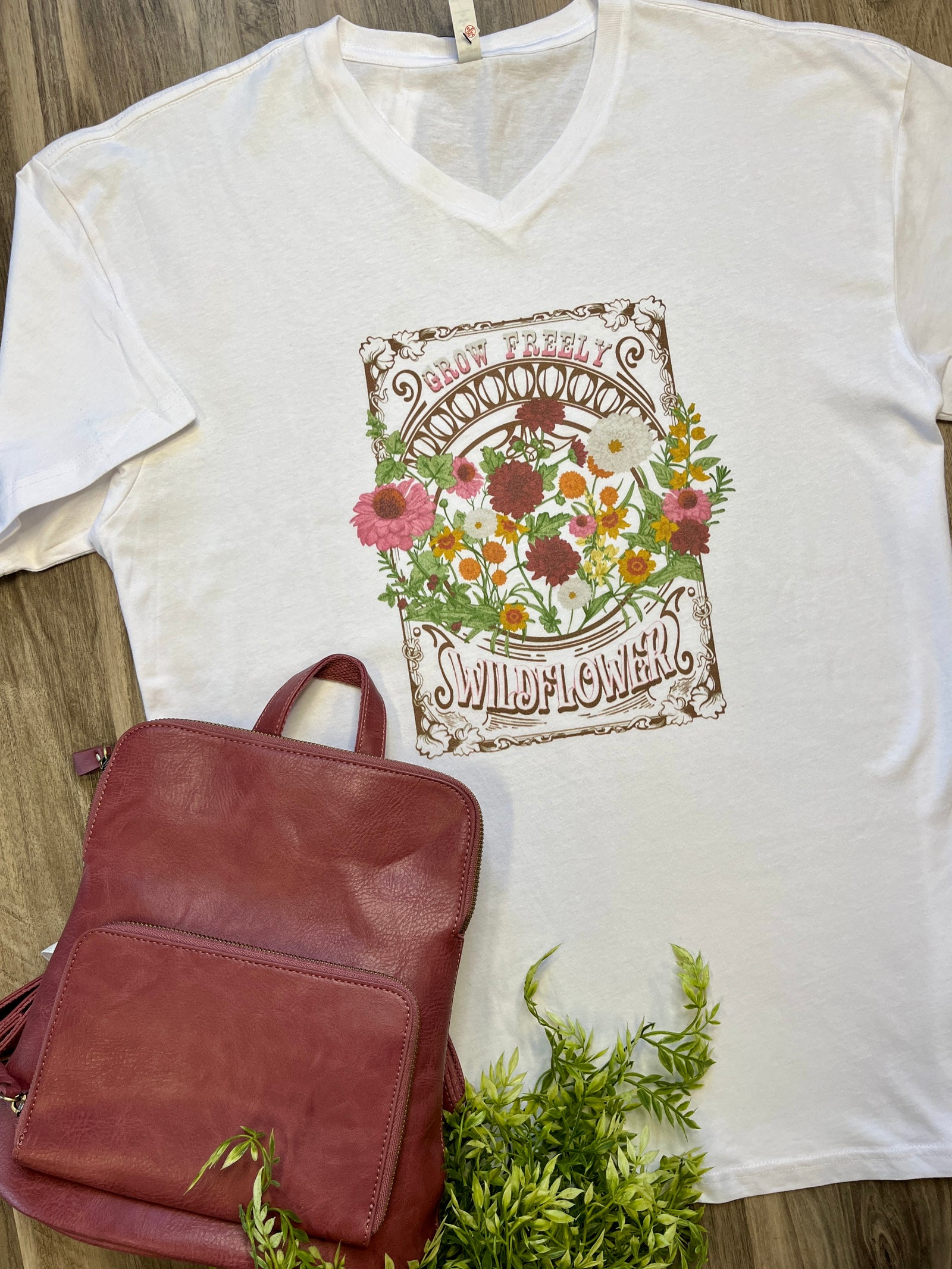 Plus Grow Freely Graphic Tee