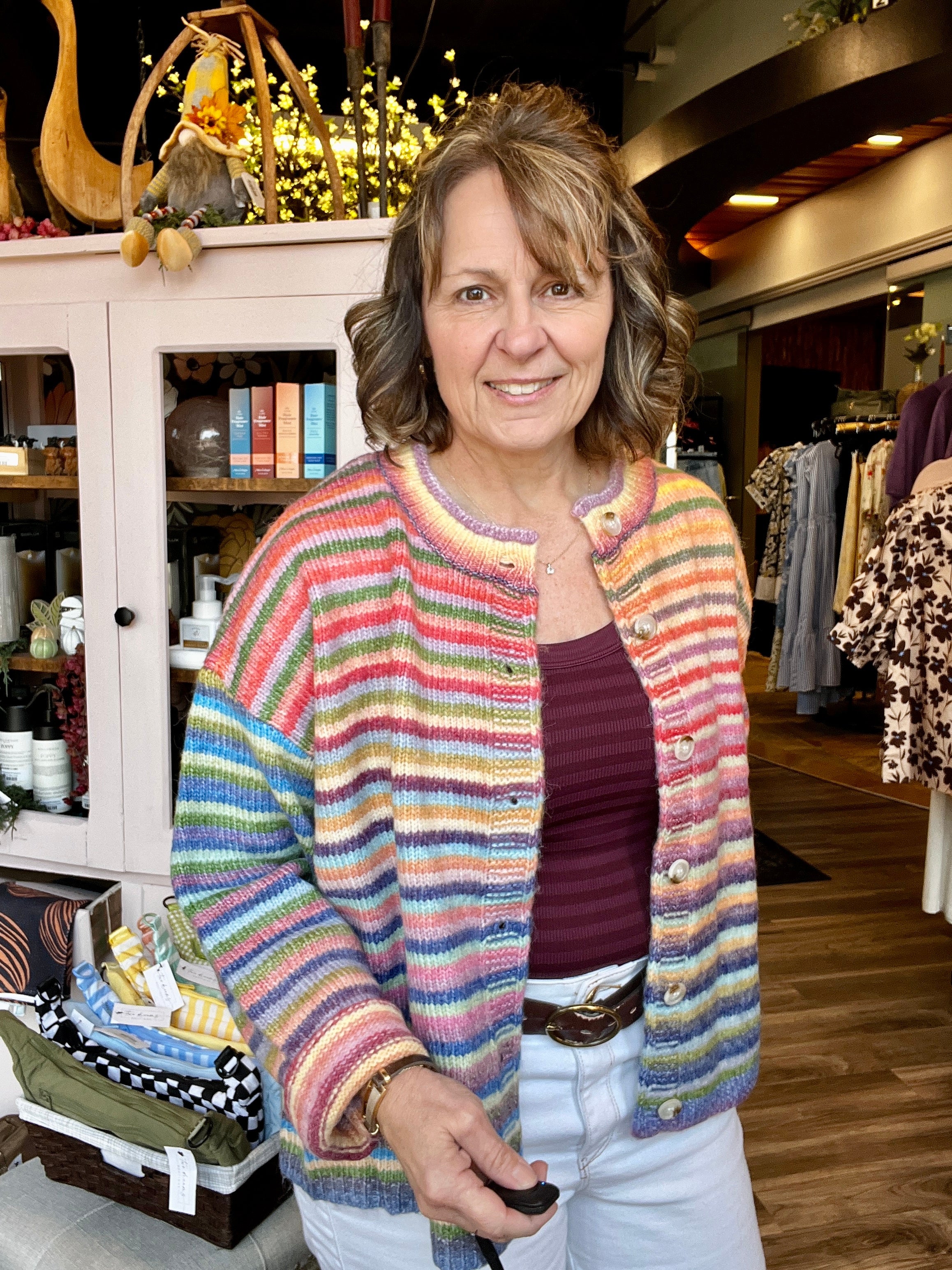 The Perfect Striped Cardigan