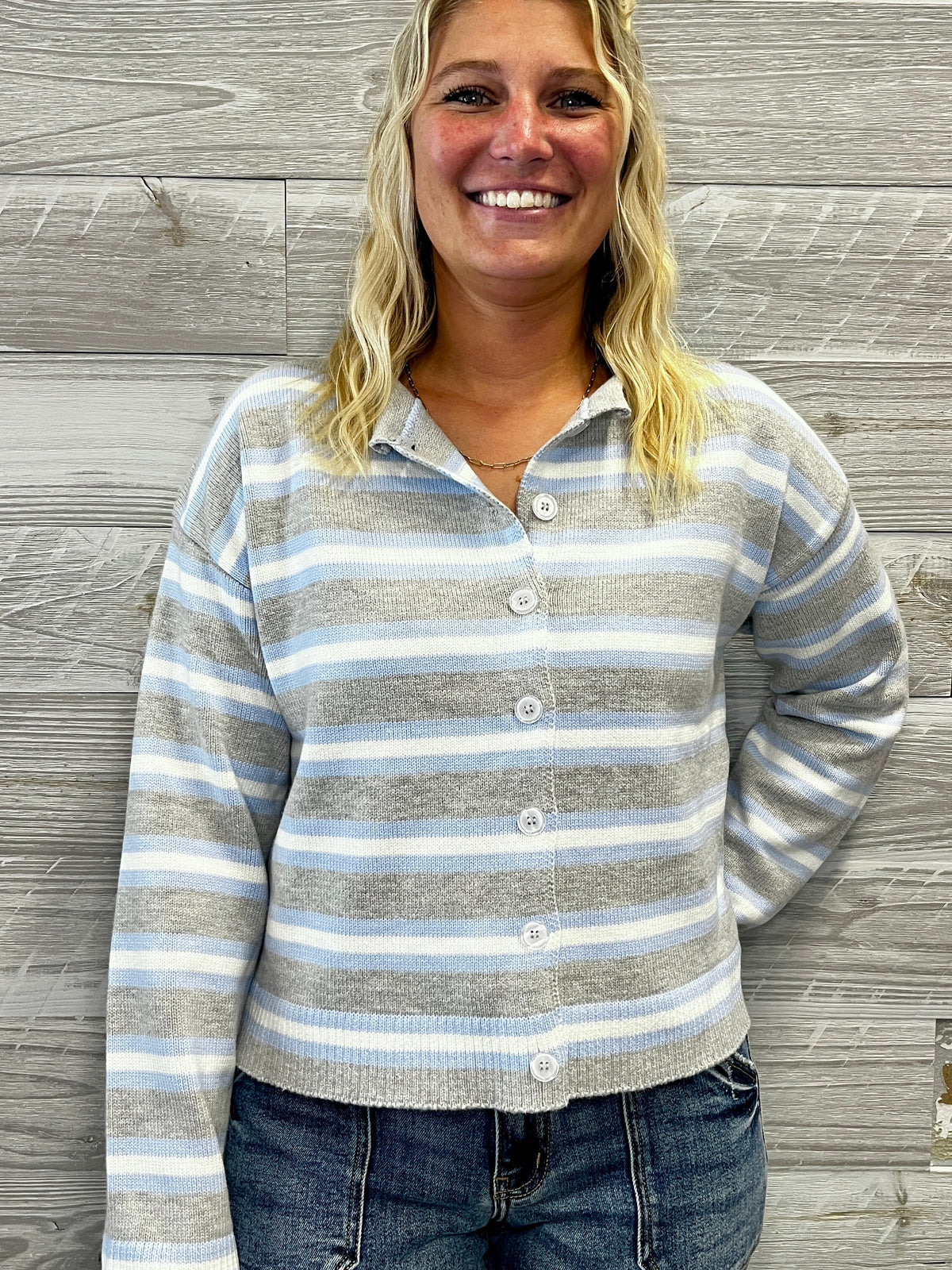 Winnie Stripe Cardigan