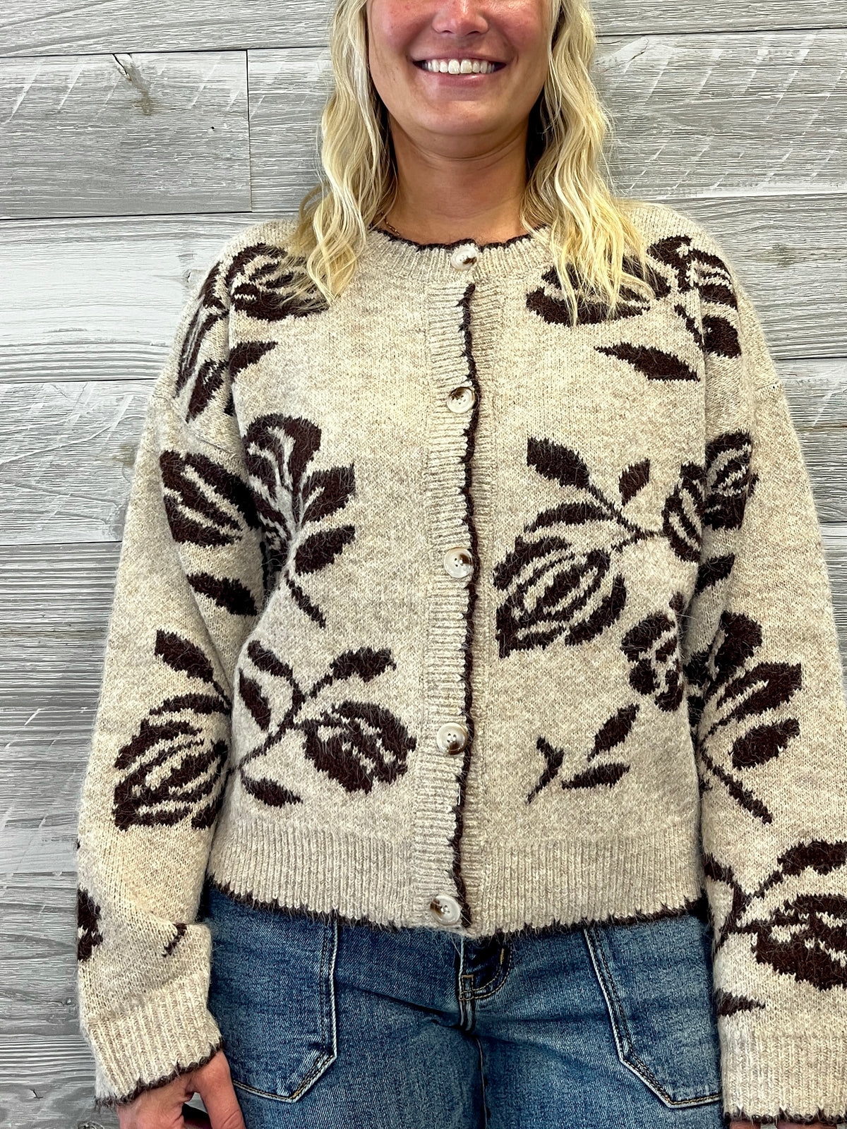 Cami Floral Cardigan