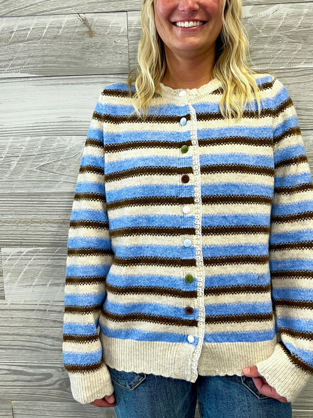 Mercy Stripe Cardigan