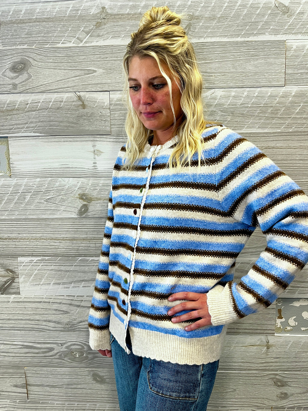 Mercy Stripe Cardigan