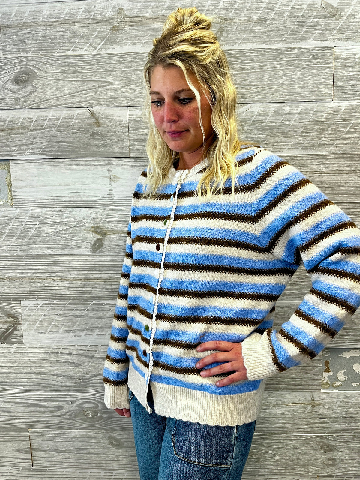 Mercy Stripe Cardigan