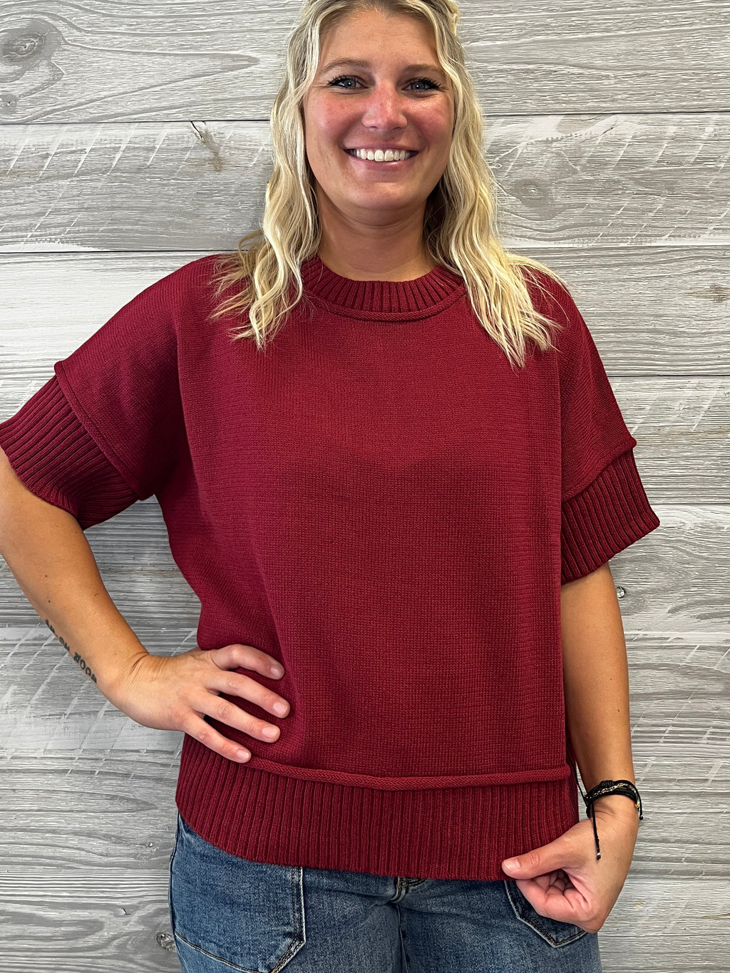 Georgie Garnet Sweater