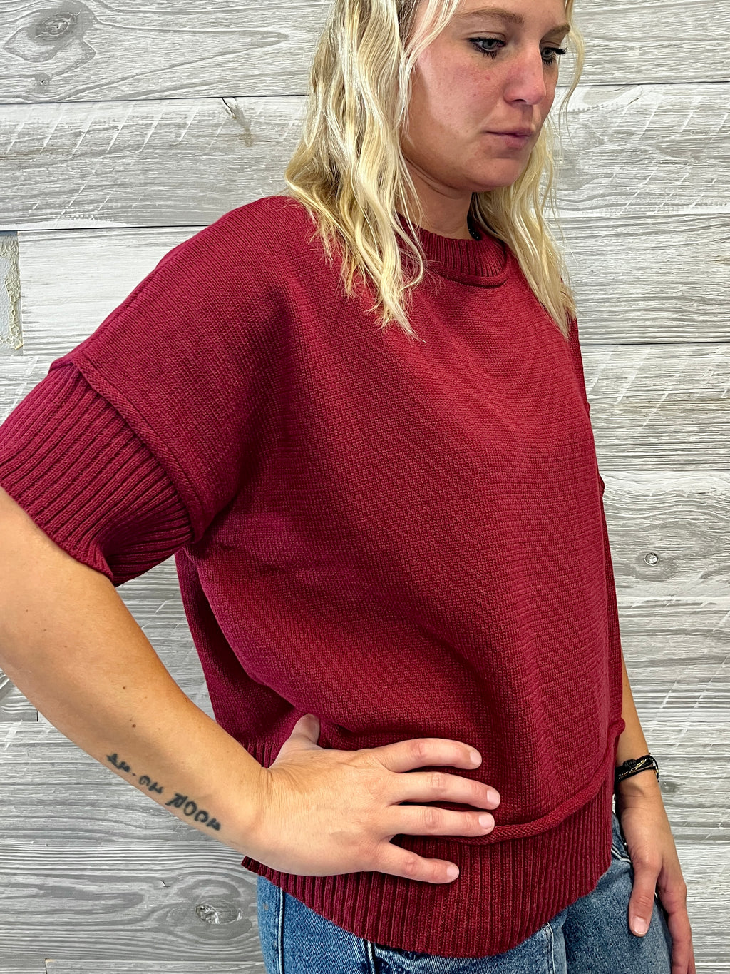Georgie Garnet Sweater