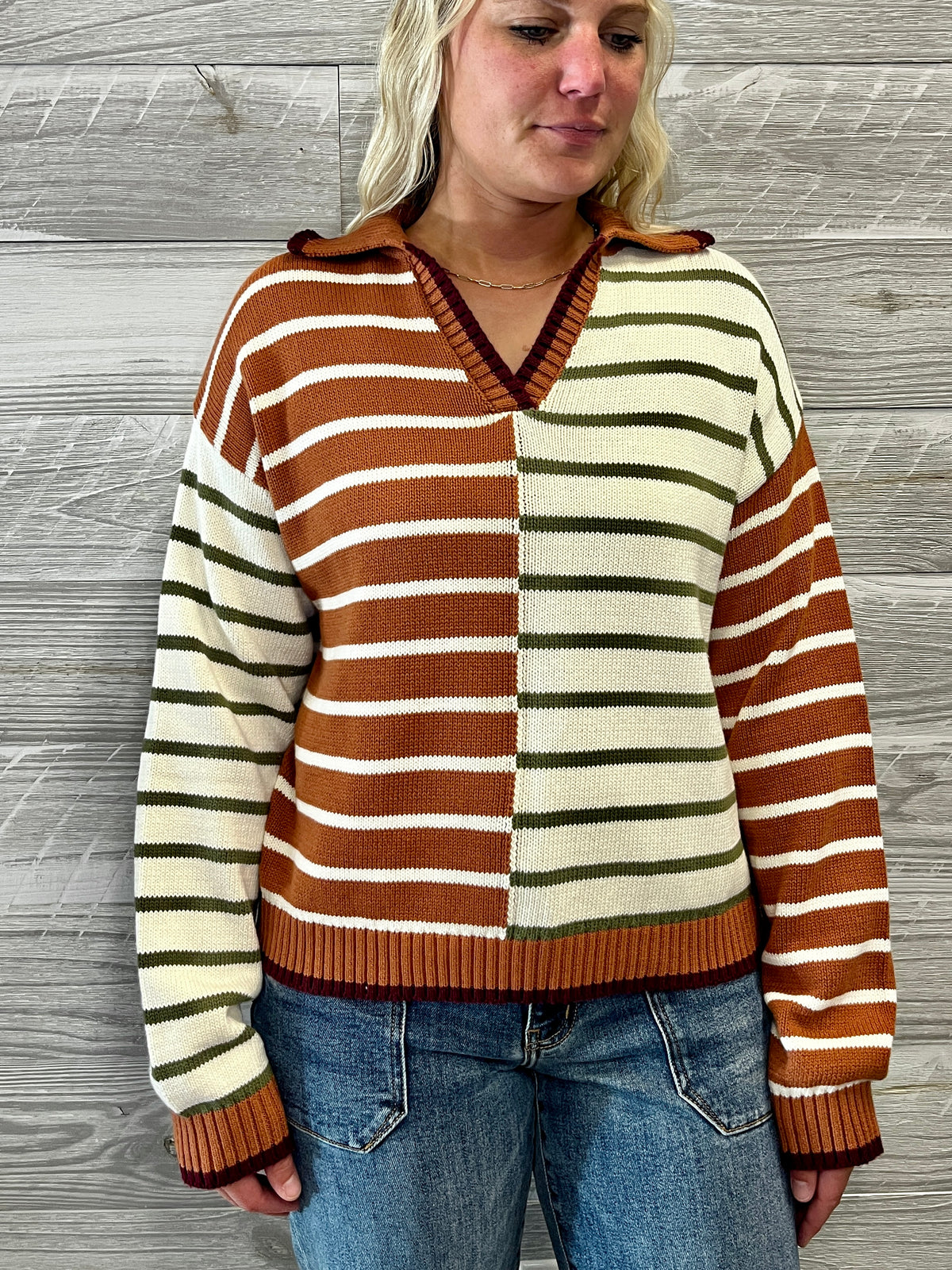 Neva Striped Sweater
