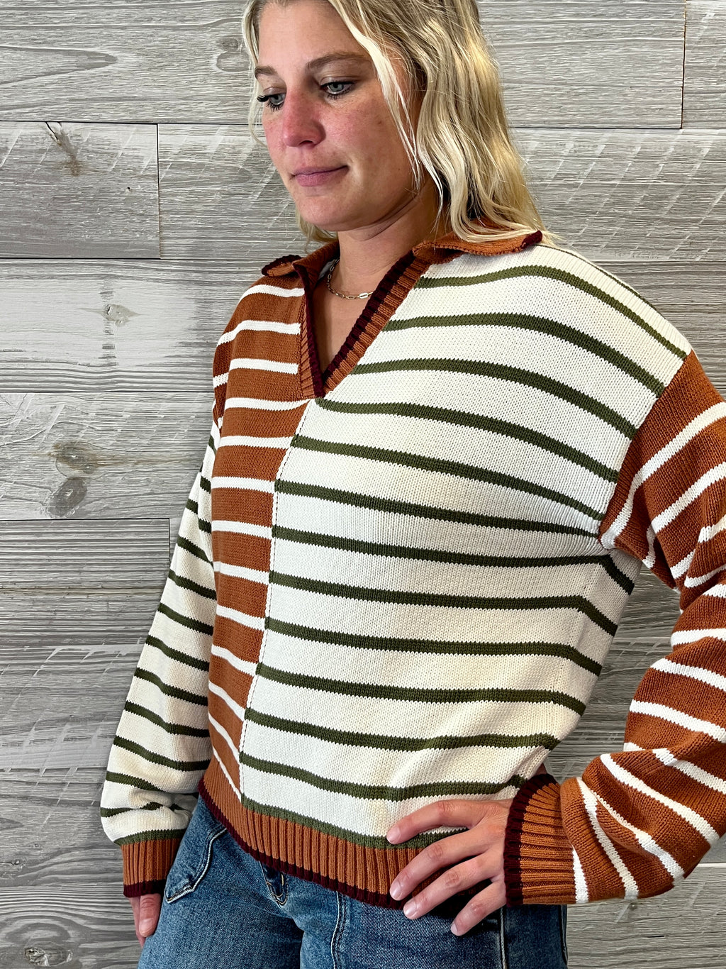 Neva Striped Sweater