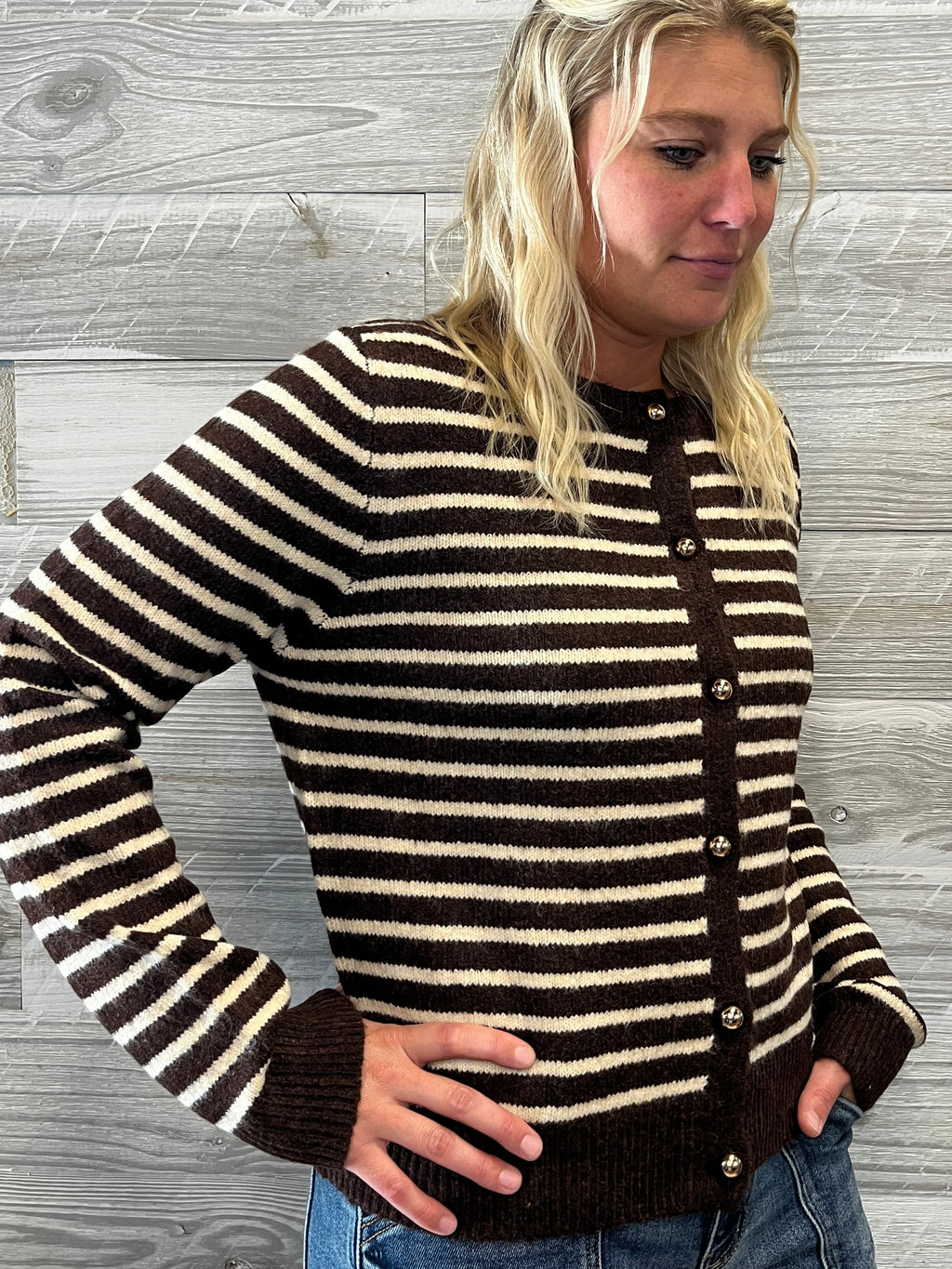 Bennie Brown Cardigan