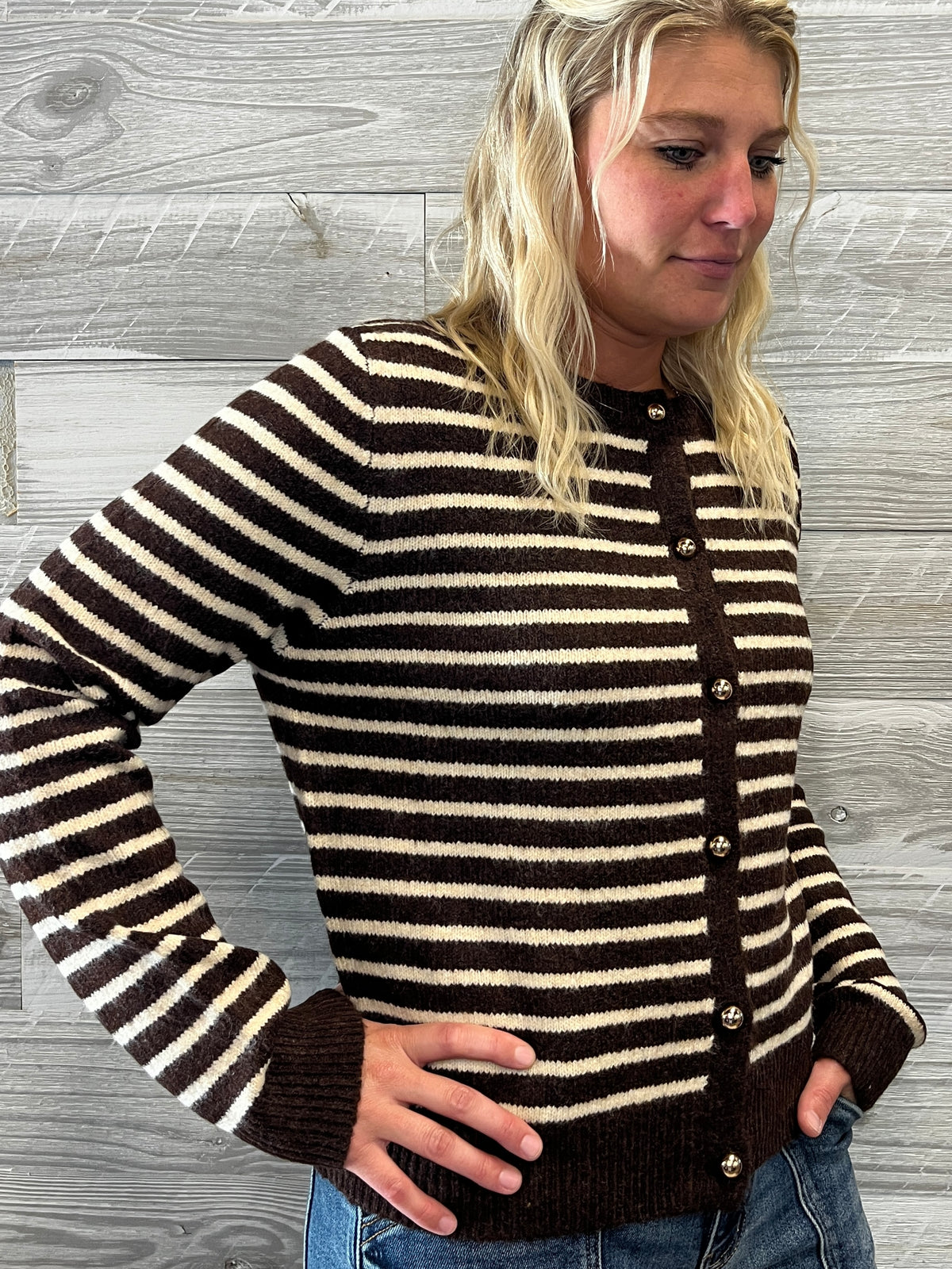 Bennie Brown Cardigan