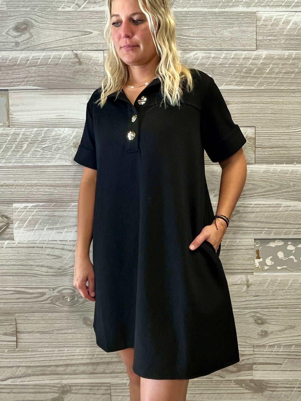 Nia Black Dress