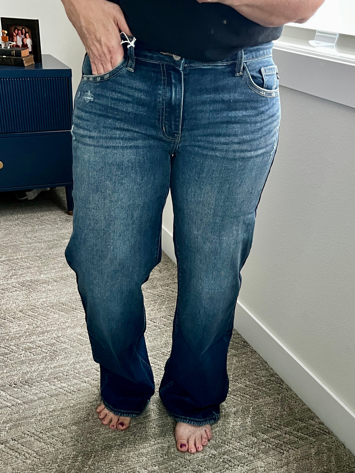 Crater Mid Rise Denim