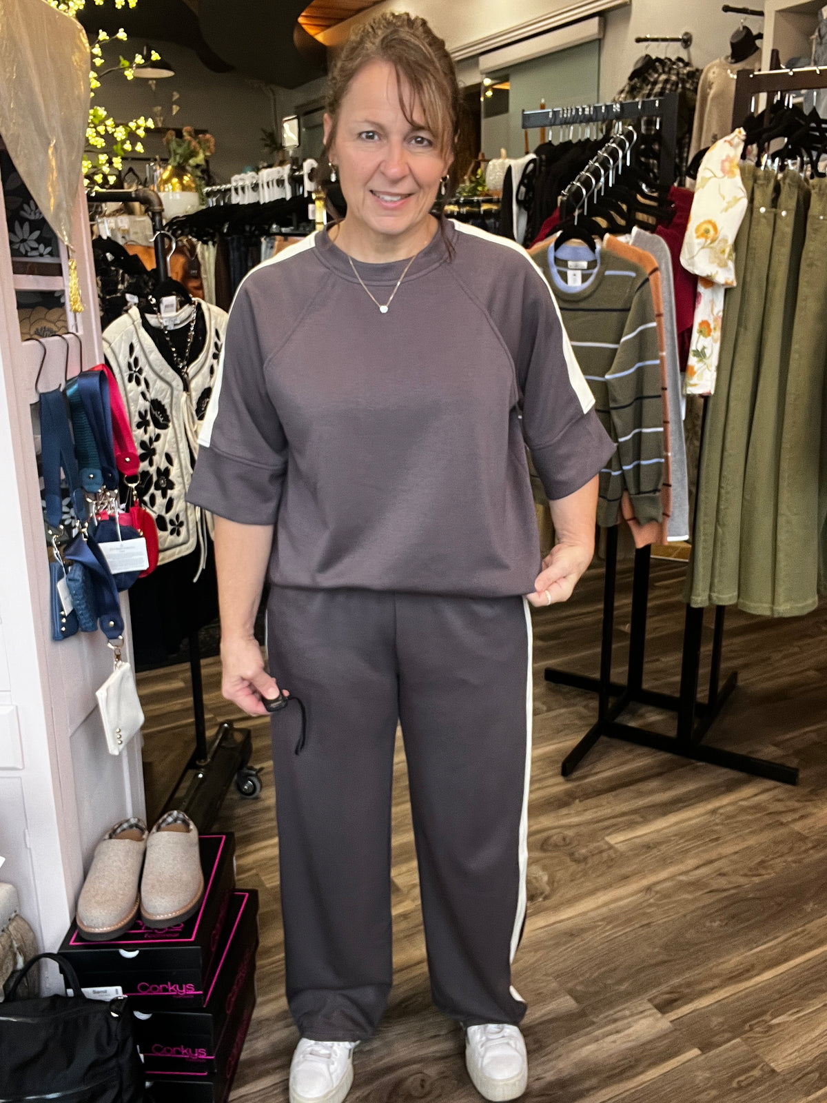 Langley Side Stripe Pant