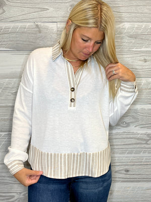 Isabella Stripe Top