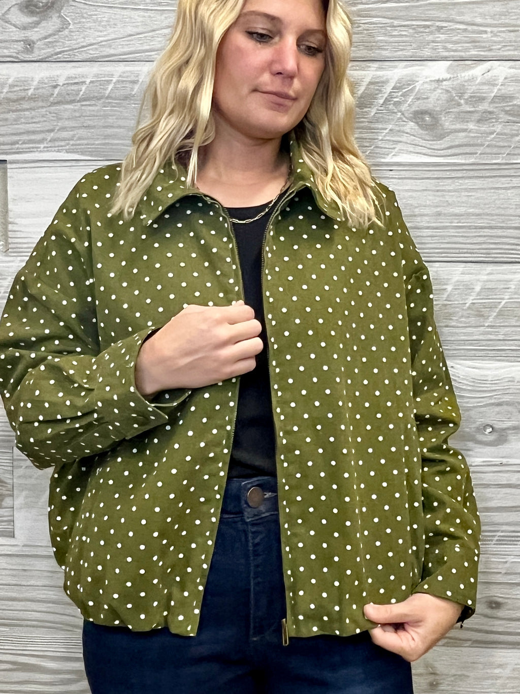 Dottie Olive Jacket