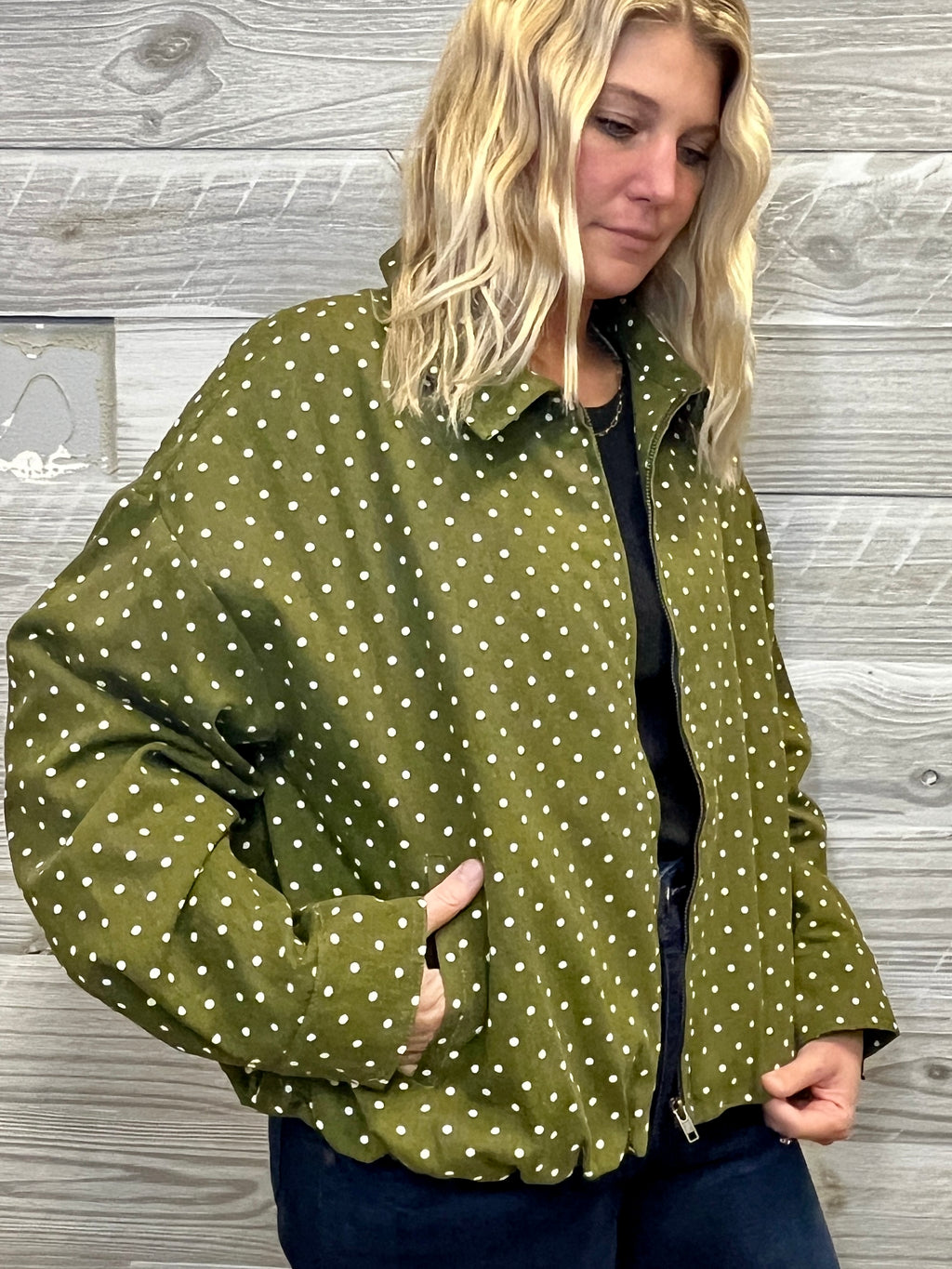 Dottie Olive Jacket