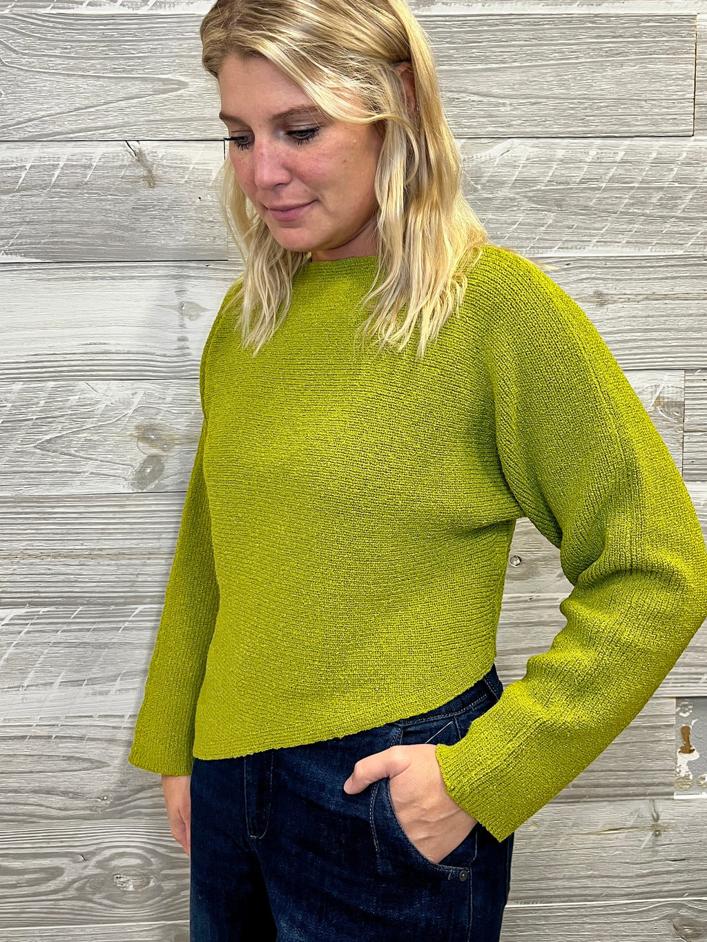 Ramona Lime Sweater
