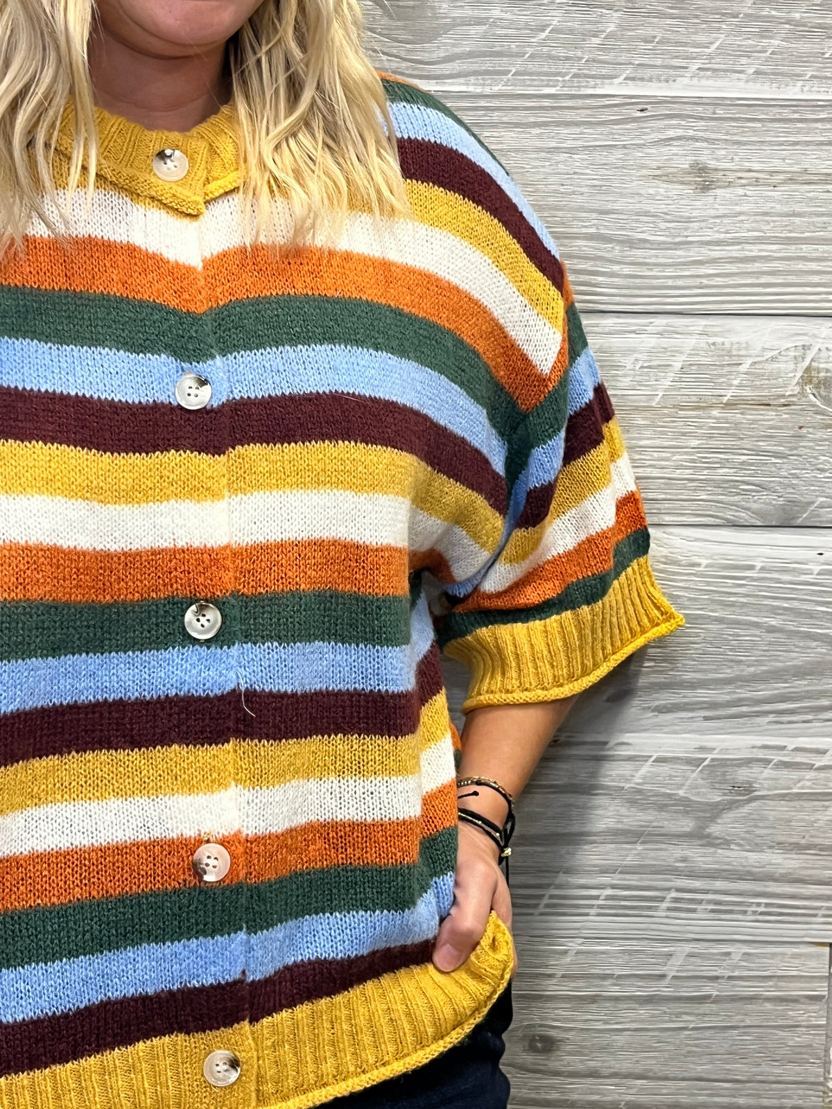 Fiona Stripe Cardigan