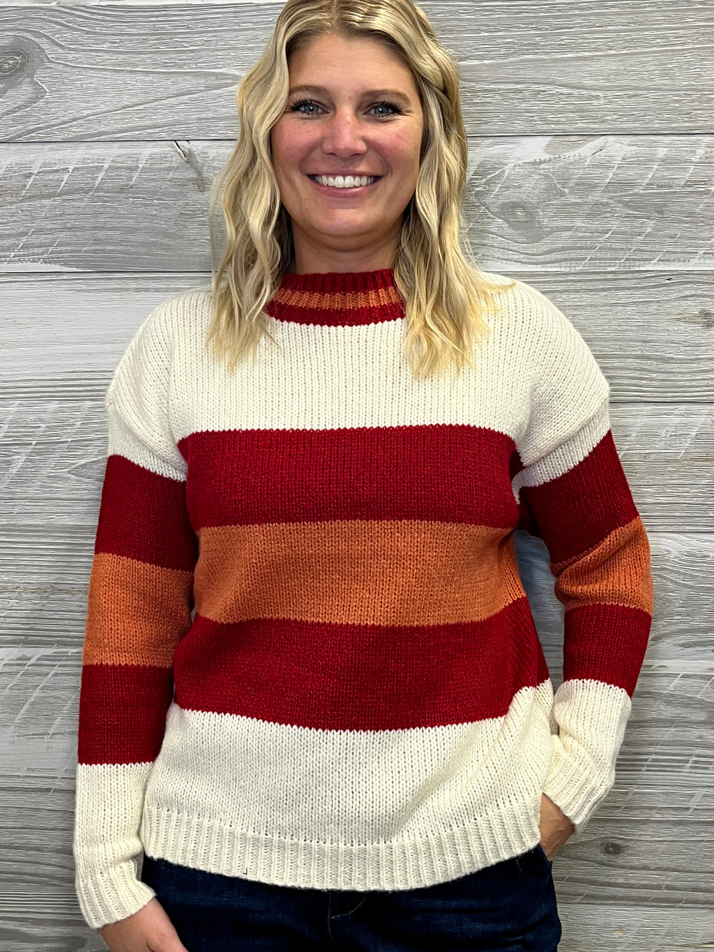 Sandra Stripe Sweater